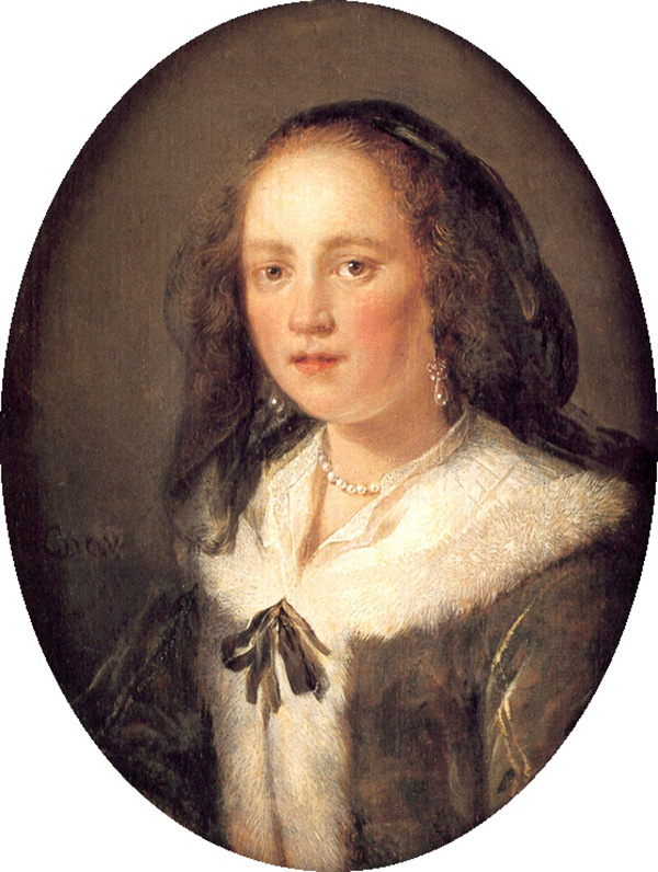 woman in a black